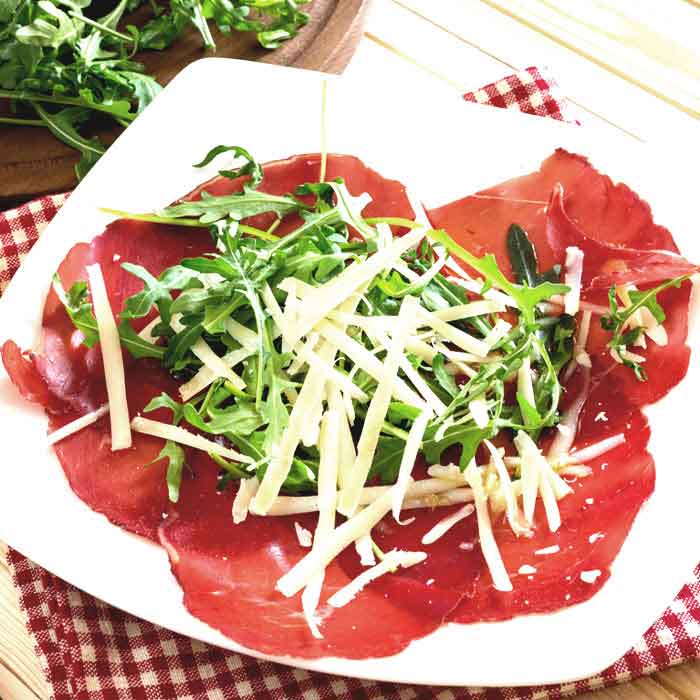 Piatto di bresaola